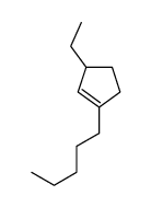 3-ethyl-1-pentylcyclopentene结构式