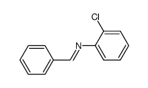 2-chloro-N-(phenylmethylene)benzeneamine Structure