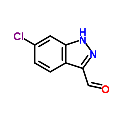 6-Chloro-1H-indazole-3-carbaldehyde structure