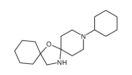 11-cyclohexyl-7-oxa-11,14-diazadispiro[5.1.58.26]pentadecane结构式