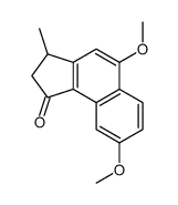 5,8-dimethoxy-3-methyl-2,3-dihydrocyclopenta[a]naphthalen-1-one Structure