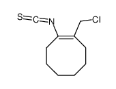 1-(chloromethyl)-2-isothiocyanatocyclooctene Structure