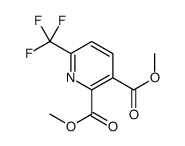 dimethyl 6-(trifluoromethyl)pyridine-2,3-dicarboxylate结构式