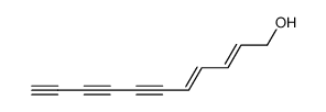 undeca-2t,4t-diene-6,8,10-triyn-1-ol结构式