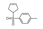 1-cyclopent-3-en-1-ylsulfonyl-4-methylbenzene结构式