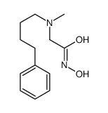 N-hydroxy-2-[methyl(4-phenylbutyl)amino]acetamide结构式