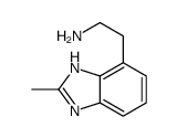 2-(2-methyl-1H-benzimidazol-4-yl)ethanamine Structure