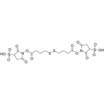 Bis-SS-C3-sulfo-NHS ester Structure