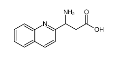 3-amino-3-[2]quinolyl-propionic acid structure