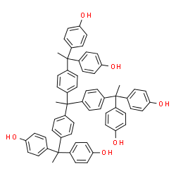 4,4’,4’’,4’’’,4’’’’,4’’’’’-[[乙烷-1,1,1-三基三(苯-4,1-二基)]三(乙烷-1,1,1-三基)]六苯酚图片