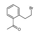 1-[2-(2-bromoethyl)phenyl]ethanone Structure