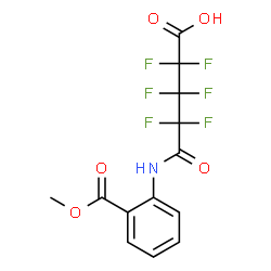 2,2,3,3,4,4-HEXAFLUORO-4-(N-(2-(METHOXYCARBONYL)PHENYL)CARBAMOYL)BUTANOIC ACID结构式