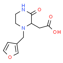 [1-(3-Furylmethyl)-3-oxo-2-piperazinyl]acetic acid picture