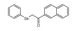 1-(naphthalen-2-yl)-2-(phenylselanyl)ethanone结构式