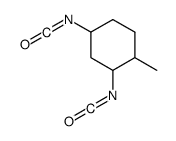 2,4-diisocyanato-1-methylcyclohexane Structure