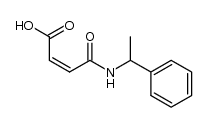 N-(1-phenylethyl)maleamidic acid Structure