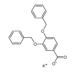 potassium-<3,4-bis-benzyloxy benzoate> Structure