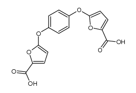 hydroquinone bis(2-carboxy-5-furyl ether) Structure