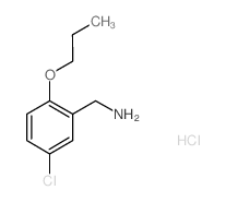 (5-chloro-2-propoxyphenyl)methanamine,hydrochloride结构式