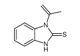 2H-Benzimidazole-2-thione,1,3-dihydro-1-(1-methylethenyl)-(9CI)结构式