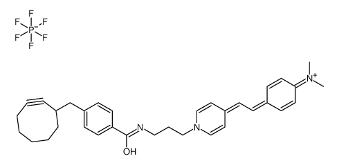 Alkyne MegaStokes dye 608 Structure