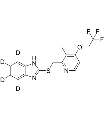 Lansoprazole Sulfide D4 structure