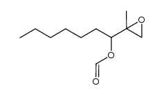 1-(2-methyloxyran-2-yl)heptyl formate Structure