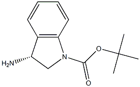 (R)-3-Amino-2,3-dihydro-indole-1-carboxylic acid tert-butyl ester Structure