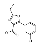 5-(3-chlorophenyl)-2-ethyl-1,3-oxazole-4-carboxylate Structure