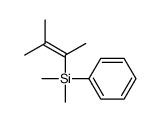 dimethyl-(3-methylbut-2-en-2-yl)-phenylsilane Structure