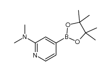 N,N-dimethyl-4-(4,4,5,5-tetramethyl-1,3,2-dioxaborolan-2-yl)pyridin-2-amine图片