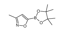 3-methyl-5-(4,4,5,5-tetramethyl-1,3,2-dioxaborolan-2-yl)-1,2-oxazole结构式