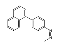 methyl-(4-naphthalen-1-ylphenyl)diazene Structure