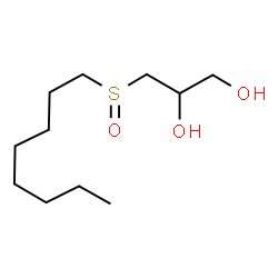 N-OCTYL-RAC-2,3-DIOXYPROPYLSULFOXIDE结构式