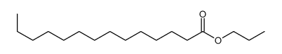 MYRISTIC ACID PROPYL ESTER Structure