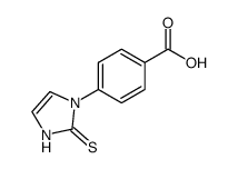 4-[(2,3-Dihydro-2-thioxo-1H-imidazol)-1-yl]benzoic acid结构式