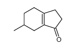 6-Methyl-4,5,6,7-tetrahydroindan-1-on结构式