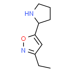 Isoxazole, 3-ethyl-5-(2-pyrrolidinyl)-, (R)- (9CI) picture