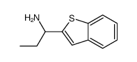 1-(苯并[b]噻吩-2-基)丙烷-1-胺结构式