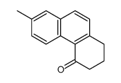 7-methyl-2,3-dihydro-1H-phenanthren-4-one结构式