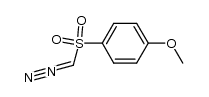 1-diazomethanesulfonyl-4-methoxybenzene Structure