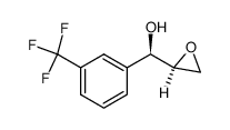 (1R,2S)-1-(meta-trifluoromethylphenyl)-2,3-epoxypropan-1-ol结构式