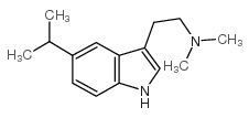 5-异丙基-N,N-二甲基色胺结构式