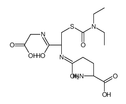 S-(N,N-二乙基氨基甲酰基)谷胱甘肽结构式