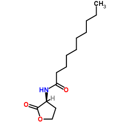 N-Decanoyl-L-homoserine lactone结构式