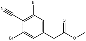 Methyl 2-(3,5-dibromo-4-cyanophenyl)acetate picture