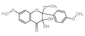 3,3-dihydroxy-2,7-dimethoxy-2-(4-methoxyphenyl)chroman-4-one picture