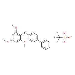 4-Biphenylyl(2,4,6-trimethoxyphenyl)iodonium Trifluoromethanesulfonate picture