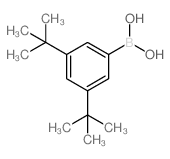 3,5-Di-tert-butylbenzeneboronic acid structure