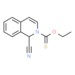 1-Cyano-2(1H)-isoquinolinecarbothioic acid ethyl ester Structure